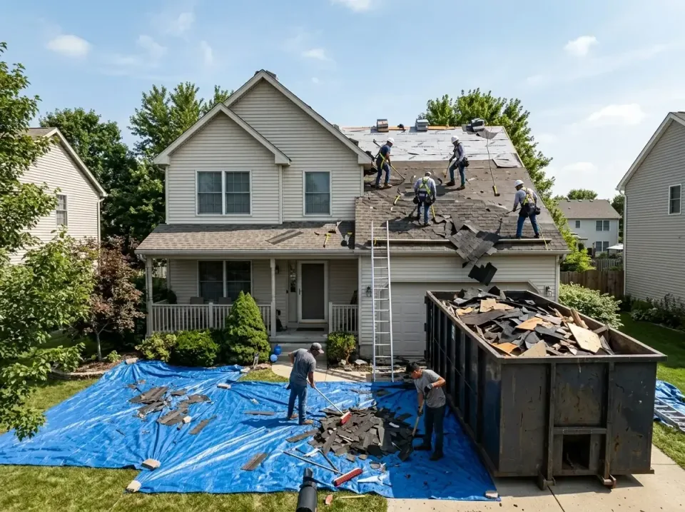 roof-replacement-debris-remova-004 — frequently asked questions, Cheapest Dumpster Rentals in Benbrook, TX